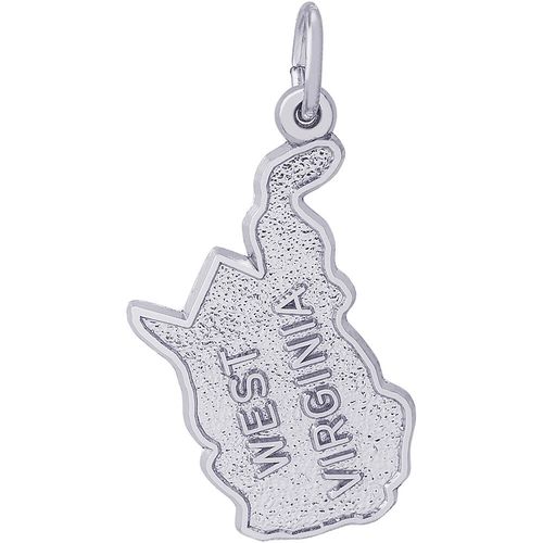 West Virginia Charm Silver - 10-3609