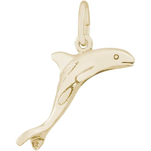 Whale Charm Gold Plated - 10-3584
