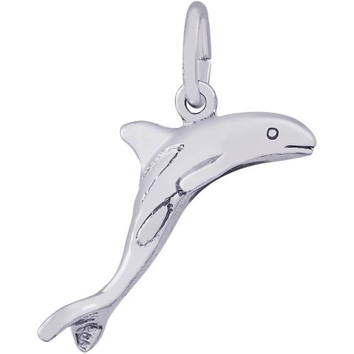Whale Charm White Gold - 10-3584