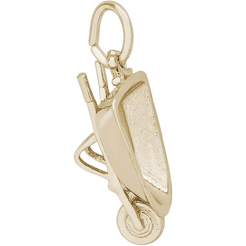 Wheel Barrow Charm-10K Gold - 10-8297