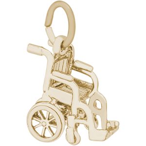 Wheelchair Charm 14K Gold - 10-0897