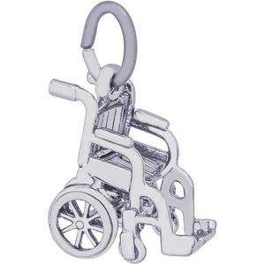 Wheelchair Charm Silver - 10-0897