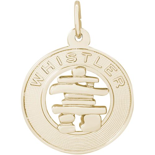 Whistler Inukshuk Charm 14K Gold - 10-2832