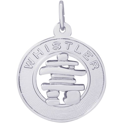 Whistler Inukshuk Charm Silver - 10-2832
