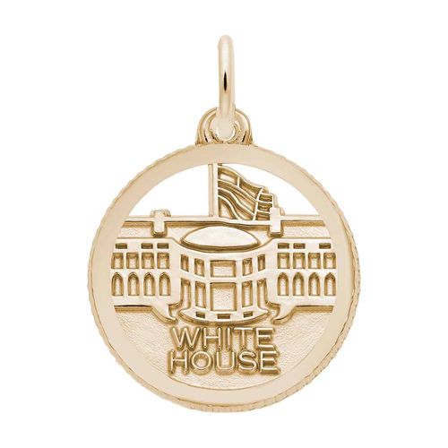 White House Charm 10K Gold - 10-6376