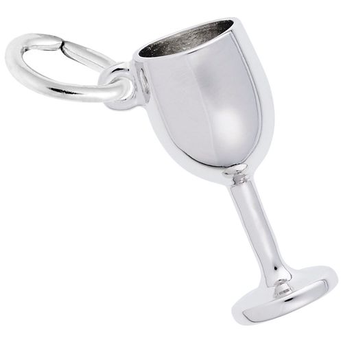 Wine Glass Charm Silver - 10-3700