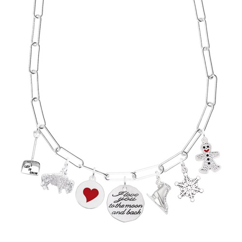 Rembrandt Winter Love Necklace Set Sterling Silver - 29-8503-01-018-18-ss