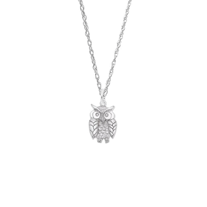 Rembrandt Wise Owl Necklace Set Gold Plated - 29-1673-087-87-gp