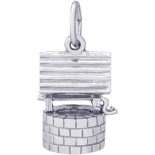 Wishing Well Charm White Gold - 10-2981