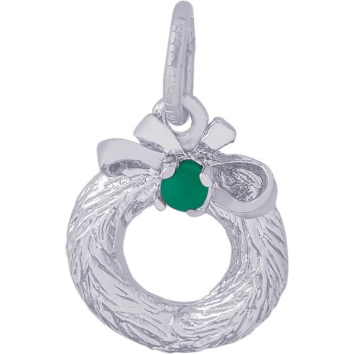 Wreath Charm White Gold - 10-0466