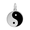 Rembrandt Ying Yang-painted Charm - Silver - 10-6430-1-SS