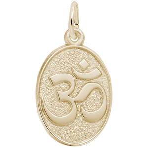 Yoga Symbol Charm 10K Gold - 10-2693