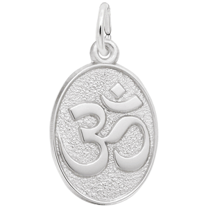 Yoga Symbol Charm Silver - 10-2693
