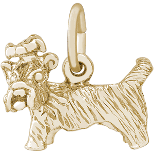 Yorkshire Dog Charm 10K Gold - 10-1714
