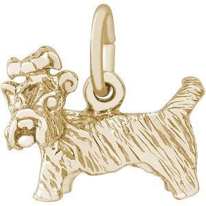 Yorkshire Dog Charm Gold Plated - 10-1714