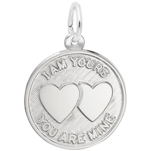 You Are Mine I Am Yours Charm Silver - 10-4072