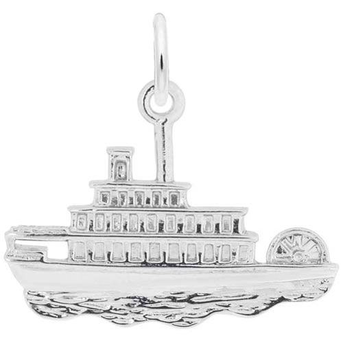Riverboat - St Louis Charm 14K While Gold - 10-5776-0-14KW