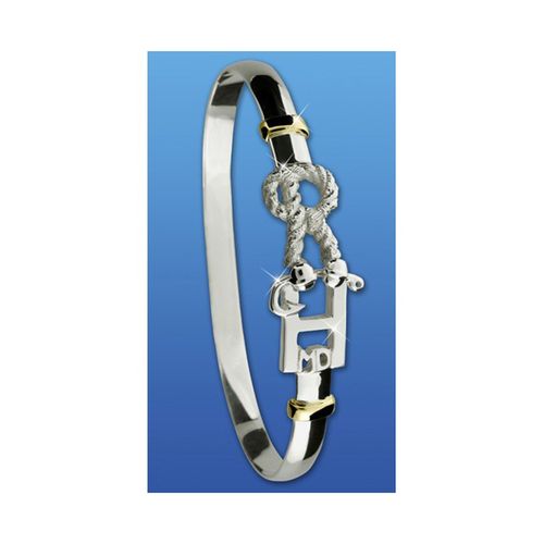 Rock Hall Maryland Destination Bracelet - 4mm 8 Inch