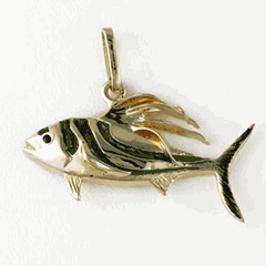 Rooster Fish Pendants