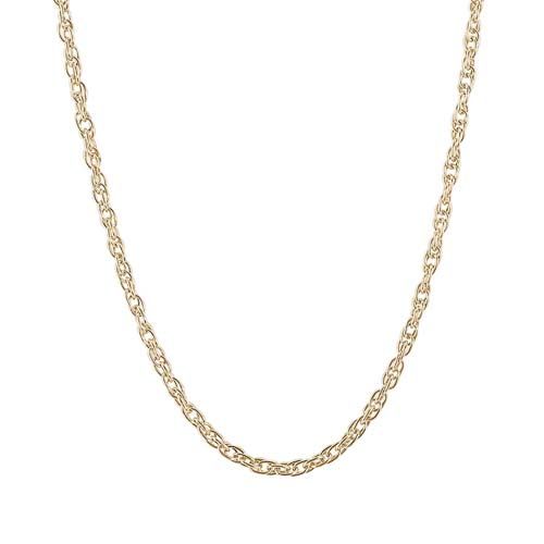 Rope Chain - 9r 16in 14K Gold - 33-87-16-14K