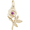 Rose Charm 10K Gold - 10-6489