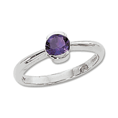 Amethyst White Gold Rings