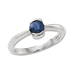 Iolite White Gold Rings