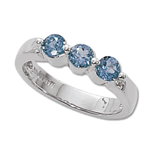Round Iolite Ring - Sterling Silver Size 7 - 70677IO-SS