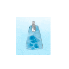 Rounded Triangle Larimar Charms & Pendants  - MAL118SP