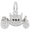 Royal Carriage Charm White Gold - 10-0121