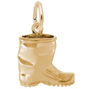 Rubber Boot Charm - 10K Gold - 10-1795-10K