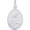 Sacred Heart Charm Silver - 10-3369