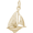 Sailboat Charm 10K Gold - 10-0529-10kg