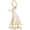 Sailboat Charm 10K Gold - 10-1365