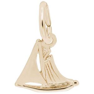 Sailboat Charm 10K Gold - 10-528-0-10K