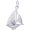 Sailboat Charm White Gold - 10-0529-wg