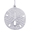 Sand Dollar Charm White Gold - 10-5022