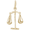 Scales Of Justice Charm 14K Gold - 10-1967