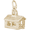 School House Charm 10K Gold - 10-0195