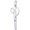 Scissors Charm White Gold - 10-0583