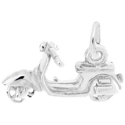 Scooter Charm 14K While Gold - 10-239-0-14KW