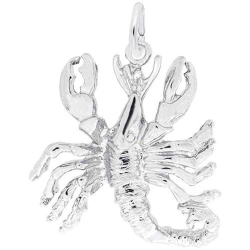 Scorpio Charm 14K While Gold - 10-4140-0-14KW
