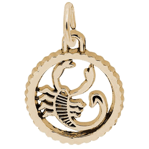 Scorpio Charm Gold Plated - 10-4550-0-GP