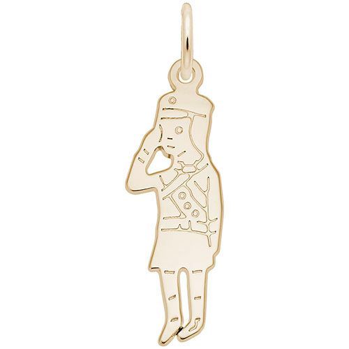 Scout Charm  - 10K Gold  - 10-2298-0-10K