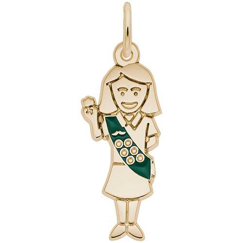 Scout Charm  - 10K Gold  - 10-8372-0-10K