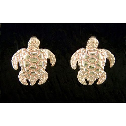 Sea Turtle Earrings - 14K Gold  - SD-SLE031
