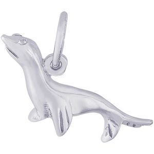 Seal Charm - 14K White Gold - 10-0485