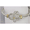 Shared Moments Cable Hook Bracelet - Silver & 14K Gold 5mm 6.5 Inch