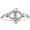 Shared Moments Hook Bracelet - Sterling Silver & 14K Gold 5mm 6.5 Inch