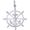 Ship Wheel Charm White Gold - 10-1584